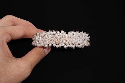 BANANA CLIP WITH PEARL WORK