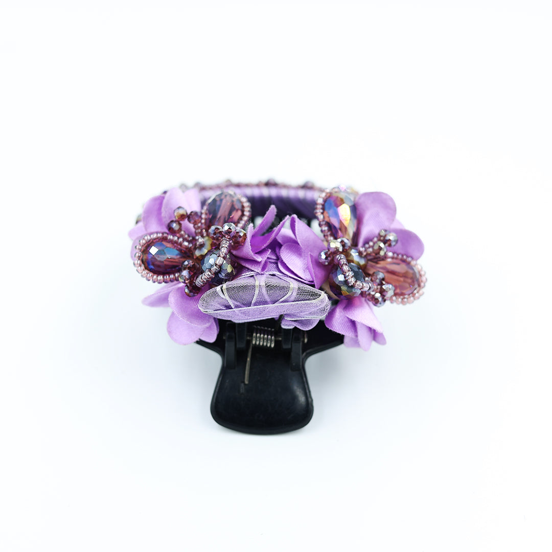 PREMIUM BUN CLIP WITH WORK / SLIDING HAIR CLUTCH