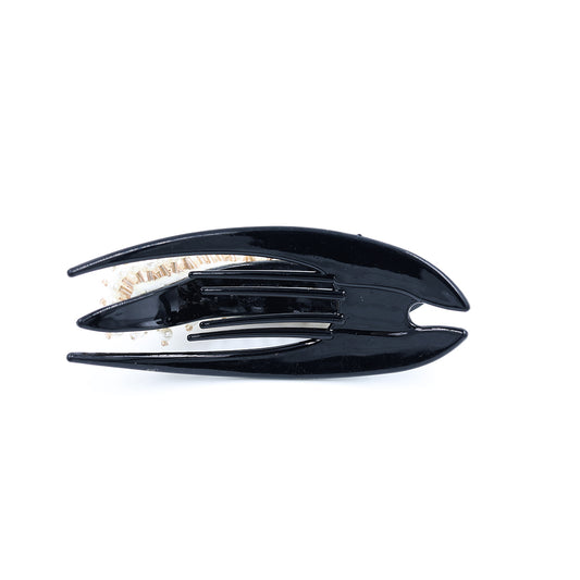 PREMIUM SLIDING HAIR CLUTCH / BUN CLIP WITH PEARL WORK