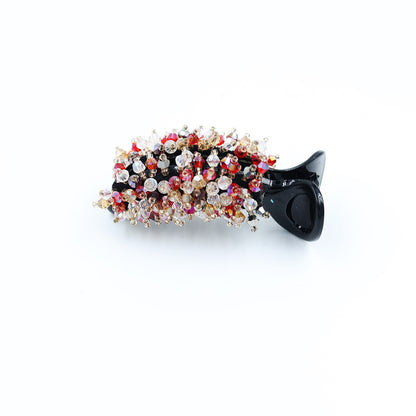Banana Clip With Crystal Work