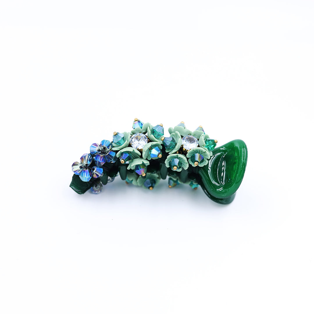 Banana Clip With Crystal Work