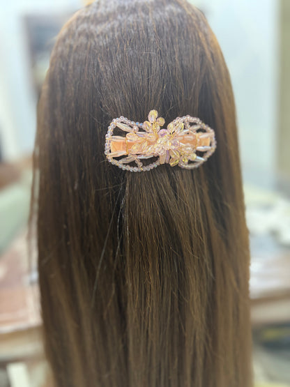 Premium Crystal Stone Work Back Pin