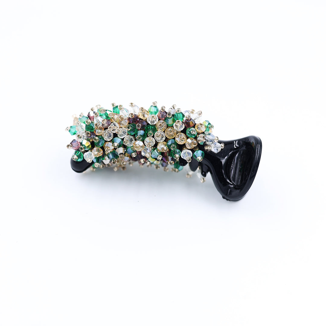Banana Clip With Crystal Work