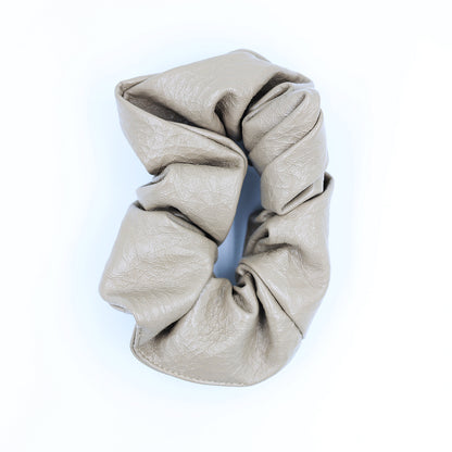 PREMIUM LEATHER FINISH SCRUNCHIE