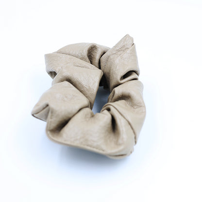 PREMIUM LEATHER FINISH SCRUNCHIE
