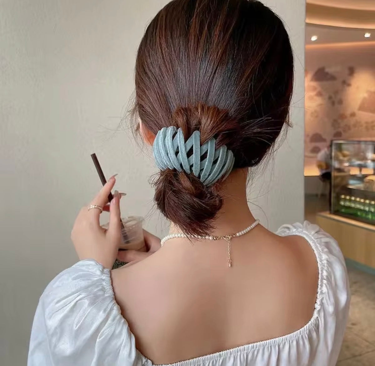 Premium Bunclip - Ponytail Holder - Velvet finish