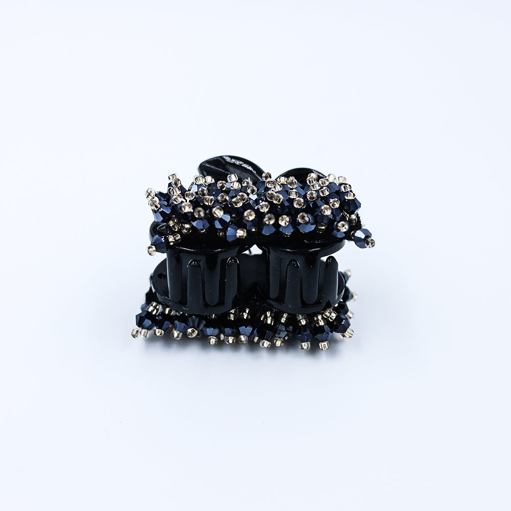 HAIR CLUTCH WITH CRYSTAL WORK