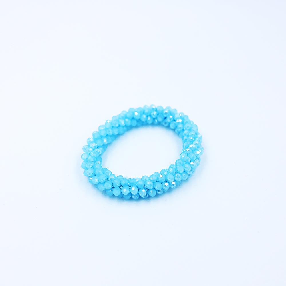 Premium Crystal Rubberband Cum Bracelet