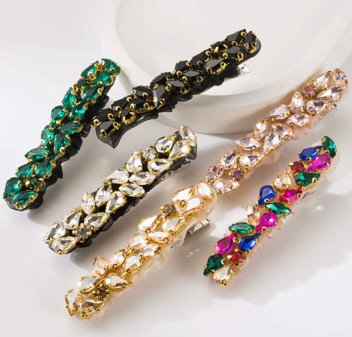 Premium Rhinestone Aligator Clutch