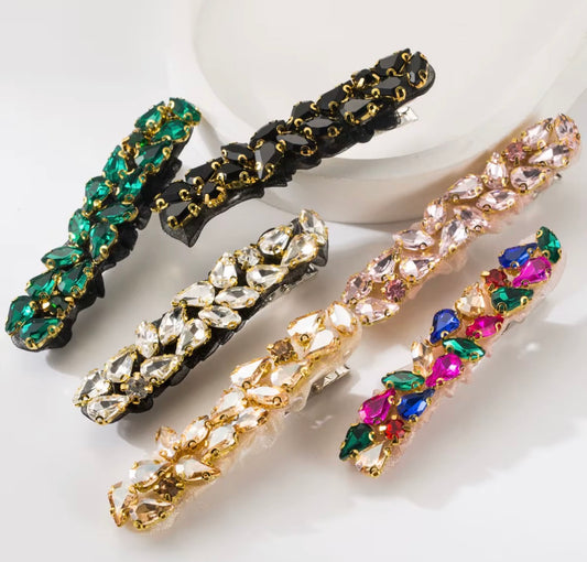 Premium Rhinestone Aligator Clutch