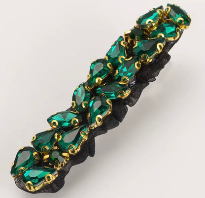 Premium Rhinestone Aligator Clutch