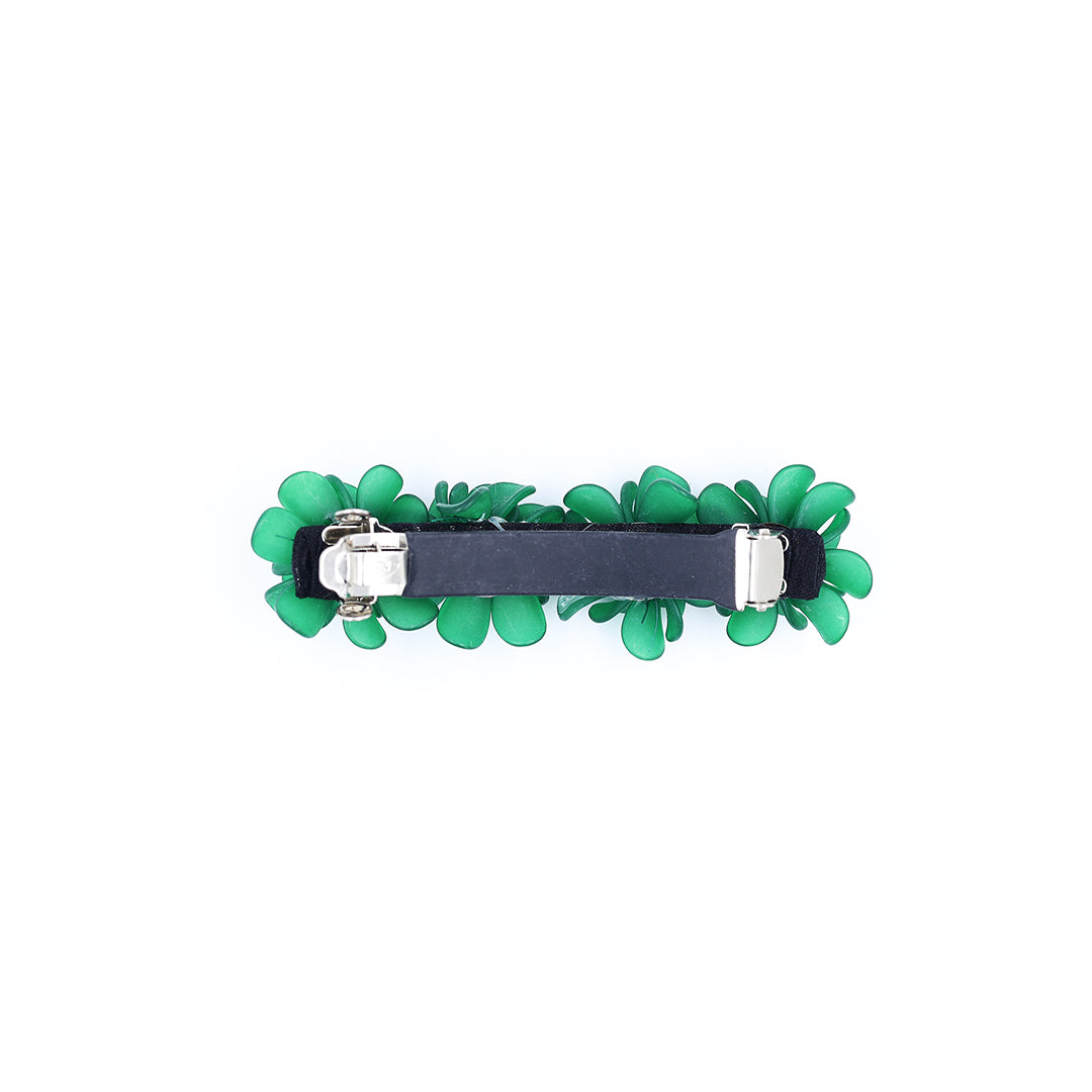 Premium  Backpin - Green Floral