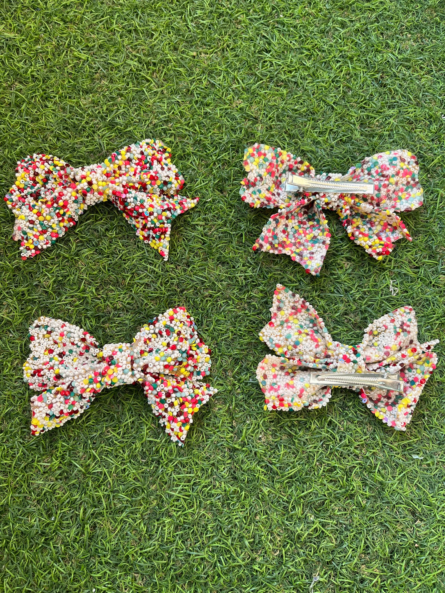 Bow with Bead Work