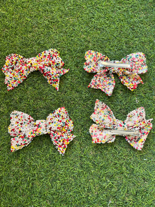 Bow with Bead Work