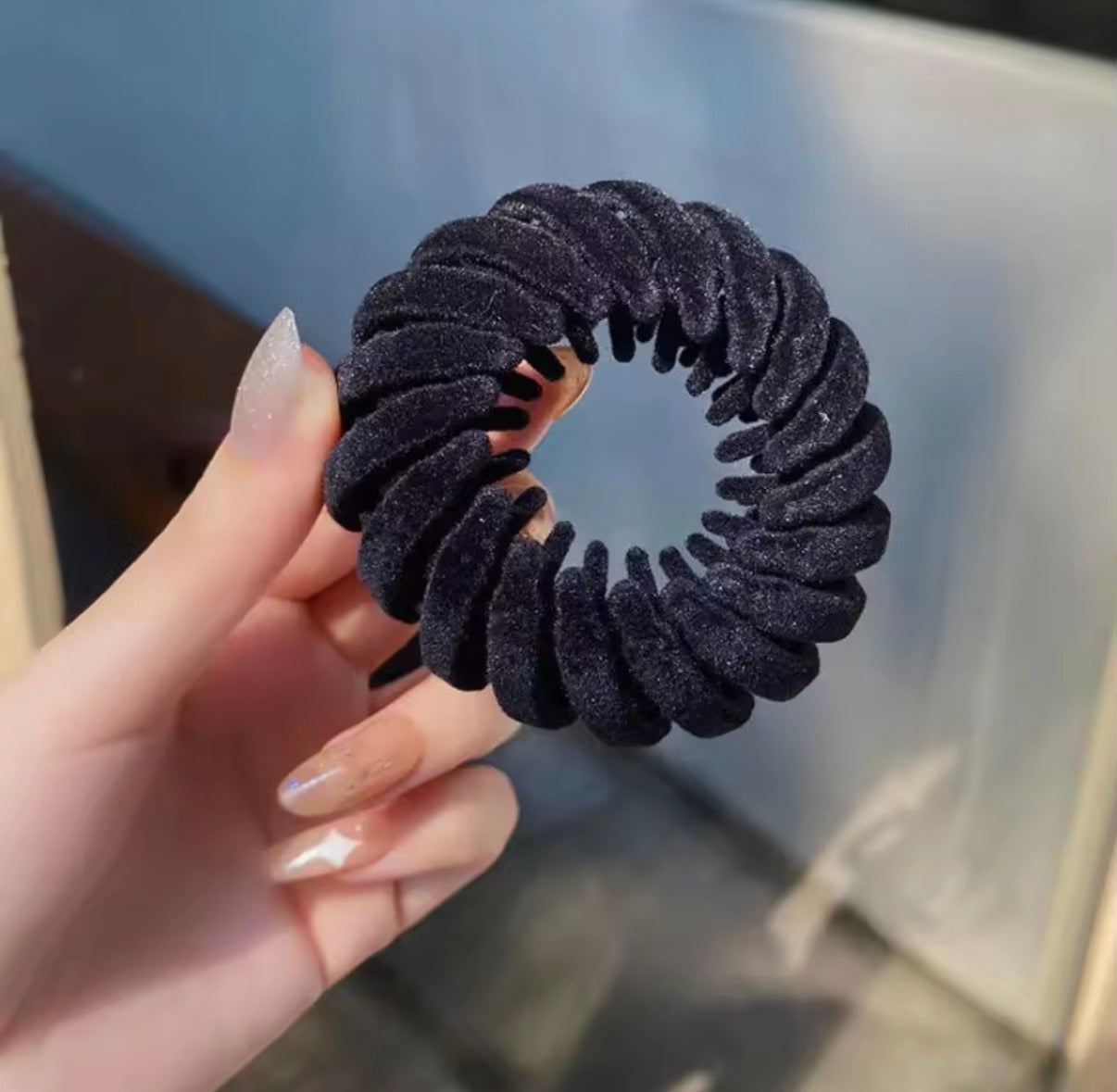 Premium Bunclip - Ponytail Holder - Velvet finish