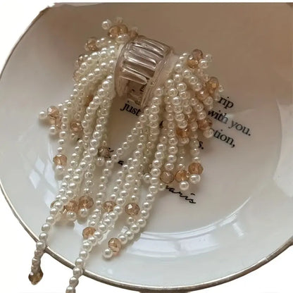 Handmade Pearl Hair Clutch - Exclusive Limited stock