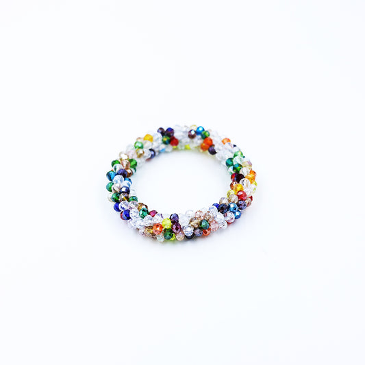 Premium Crystal Rubberband Cum Bracelet