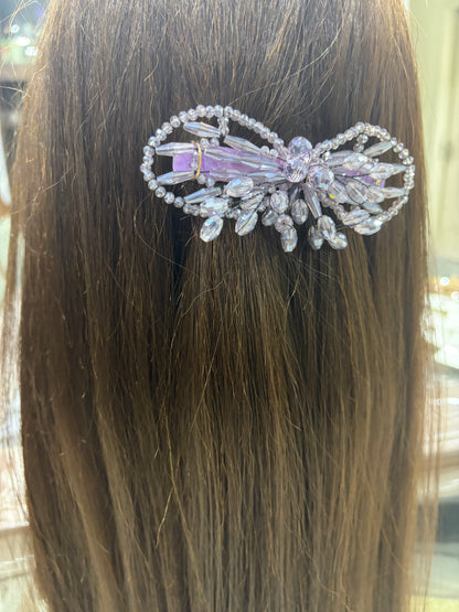 Premium Crystal Stone Work Back Pin