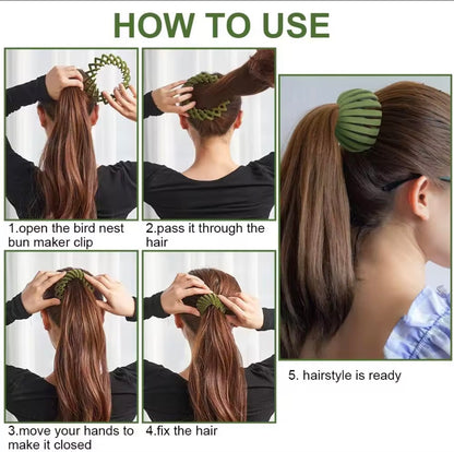 Premium Bunclip - Ponytail Holder - Velvet finish