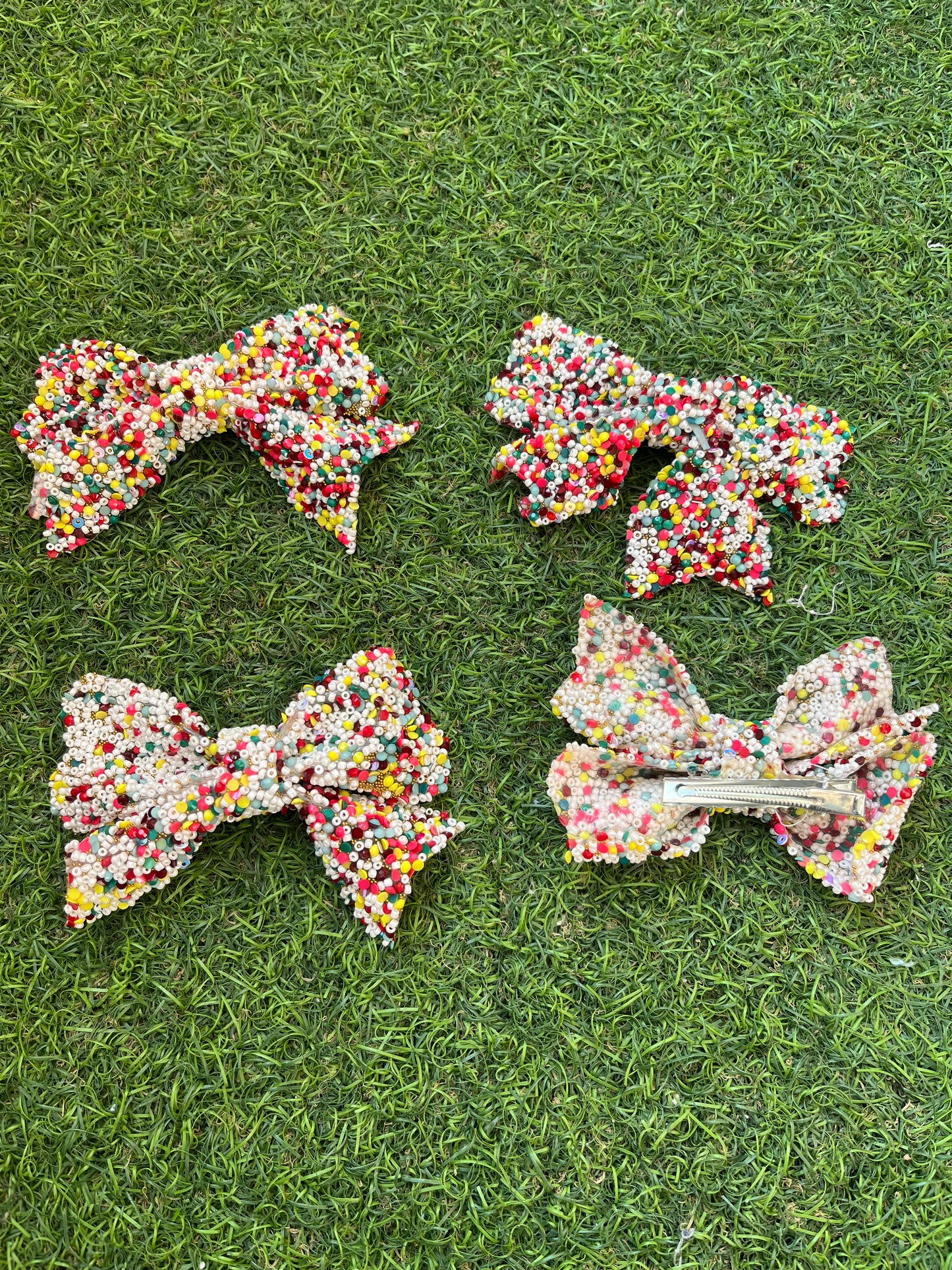 Bow with Bead Work