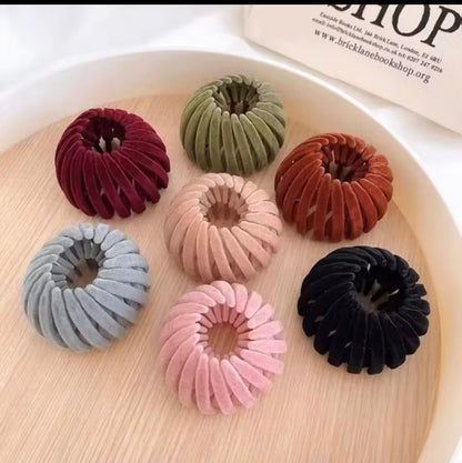 Premium Bunclip - Ponytail Holder - Velvet finish