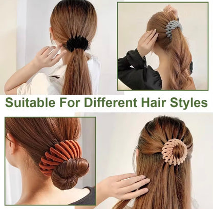 Premium Bunclip - Ponytail Holder - Velvet finish