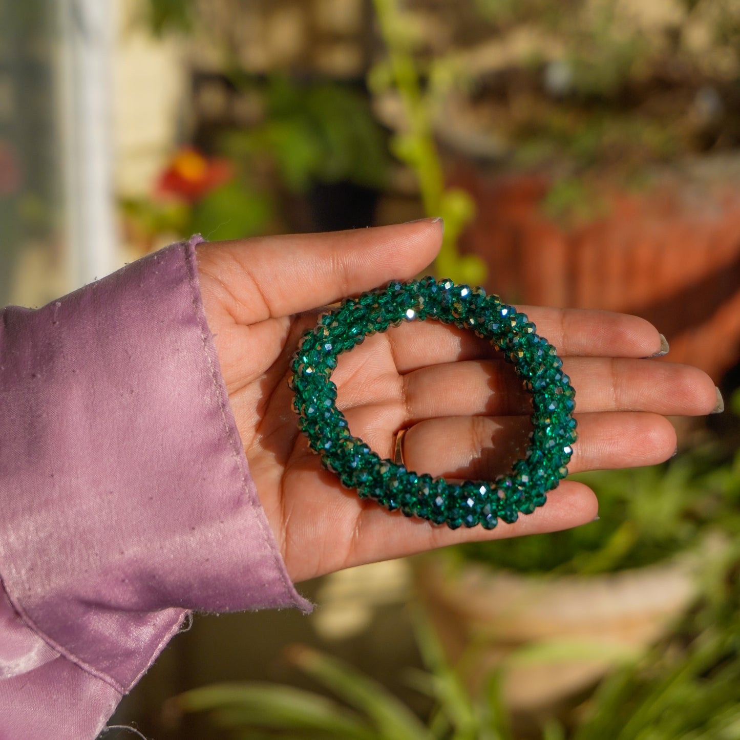 CRYSTAL RUBBERBAND / BRACELET