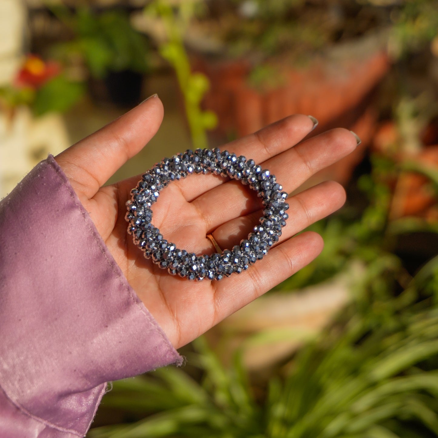 CRYSTAL RUBBERBAND / BRACELET