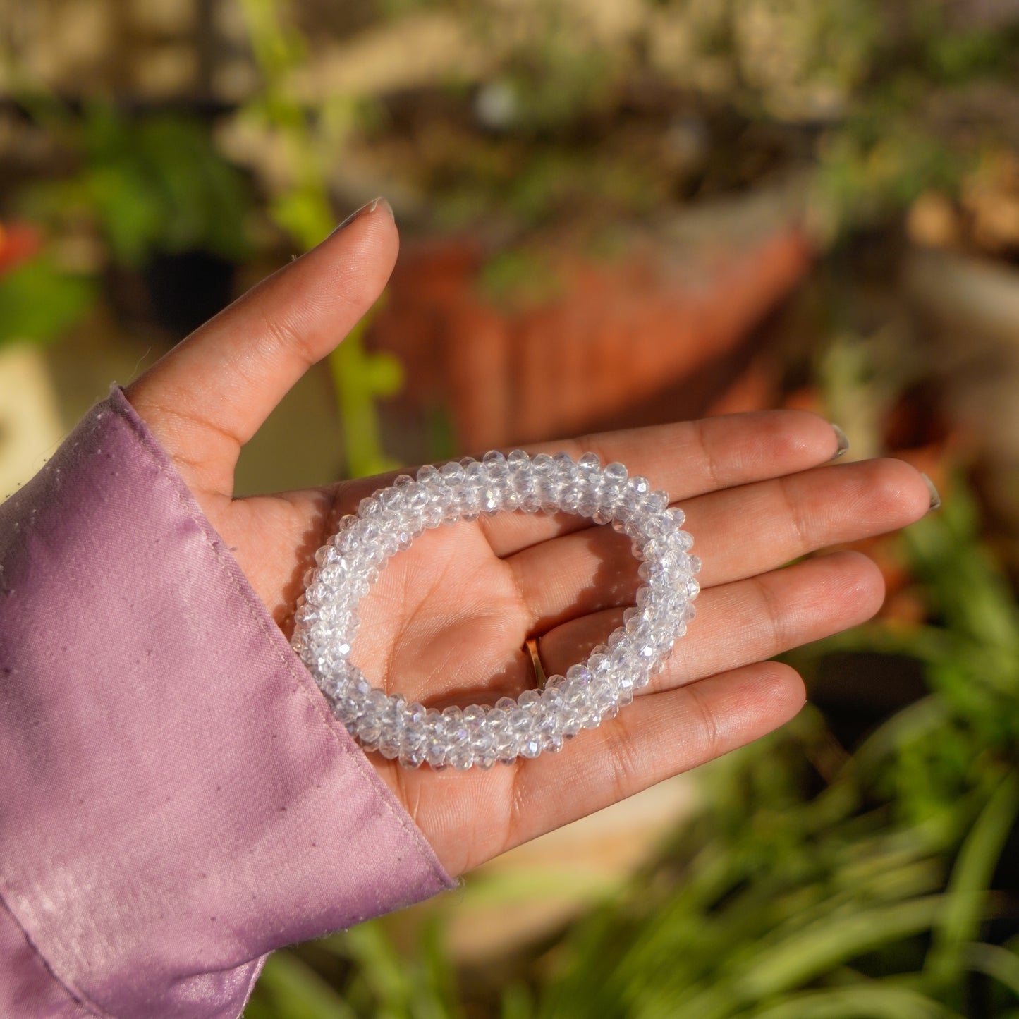CRYSTAL RUBBERBAND / BRACELET
