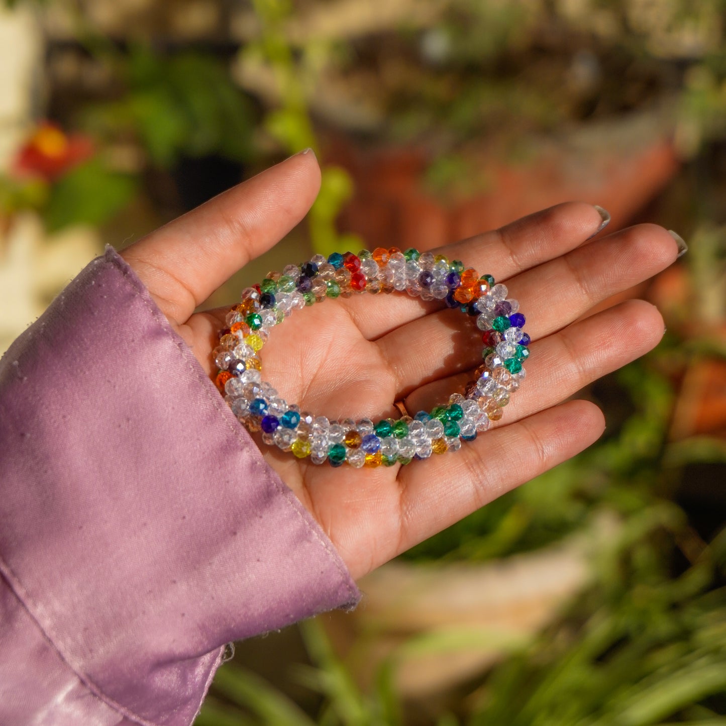 CRYSTAL RUBBERBAND / BRACELET