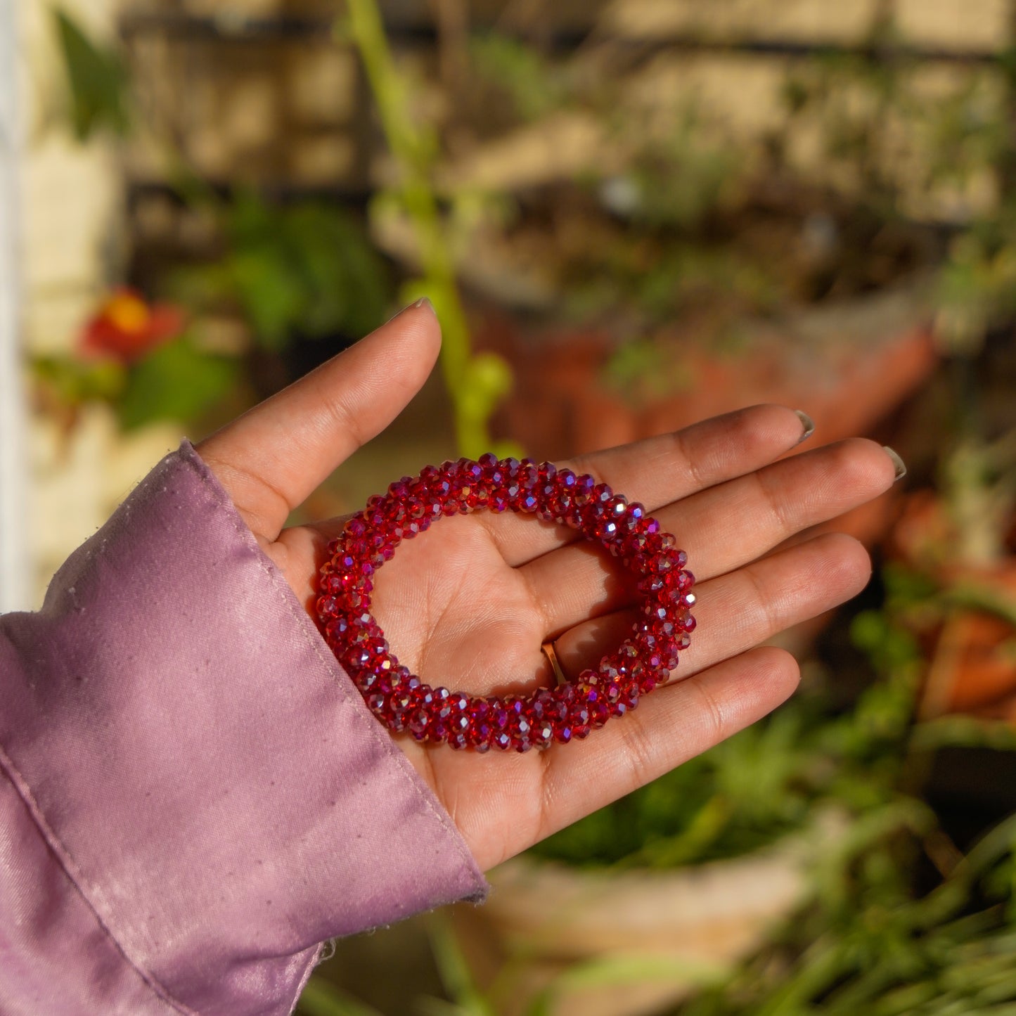 CRYSTAL RUBBERBAND / BRACELET