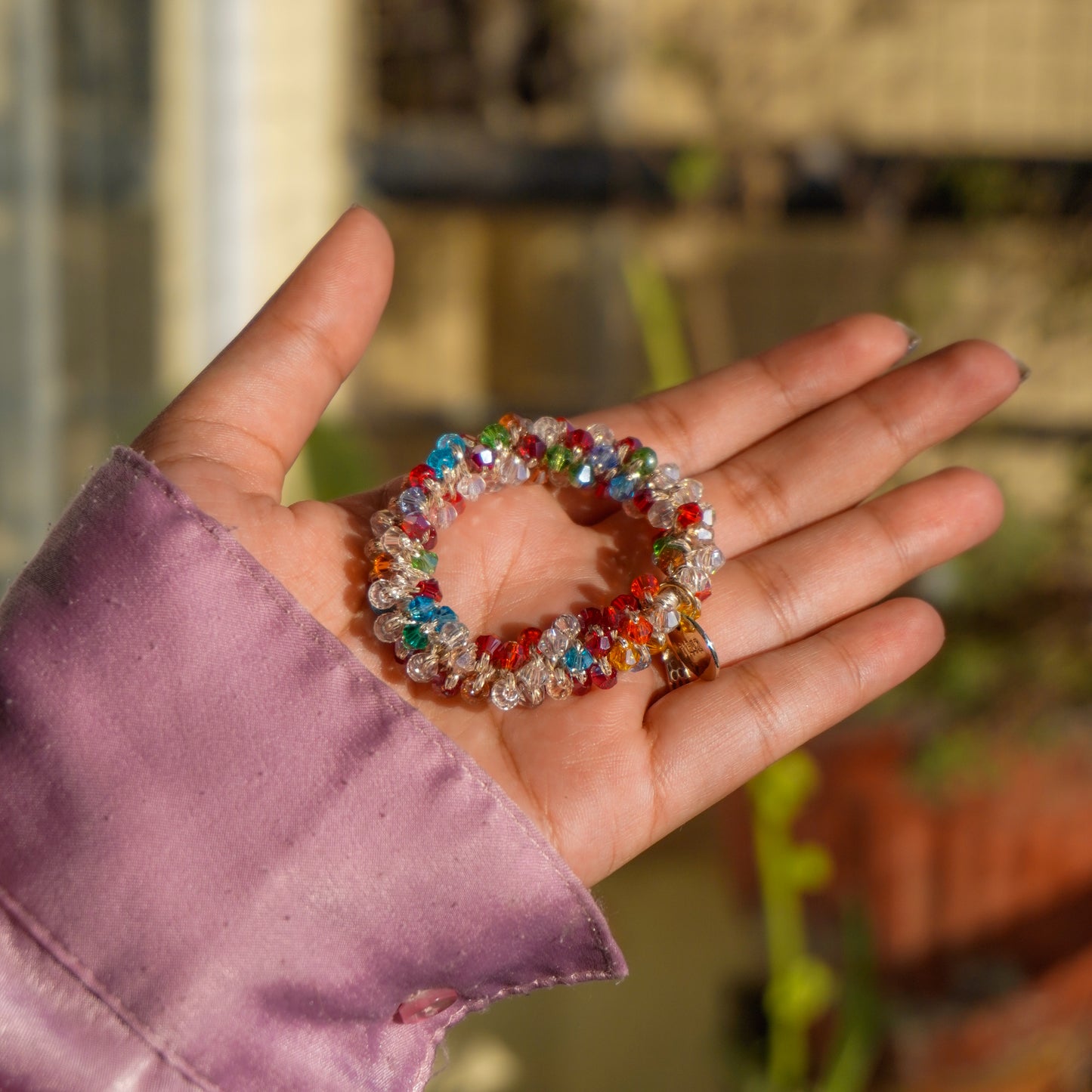 CRYSTAL RUBBERBRAND / BRACELET