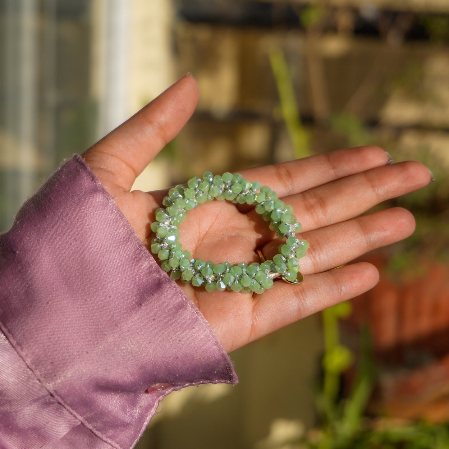 CRYSTAL RUBBERBRAND / BRACELET