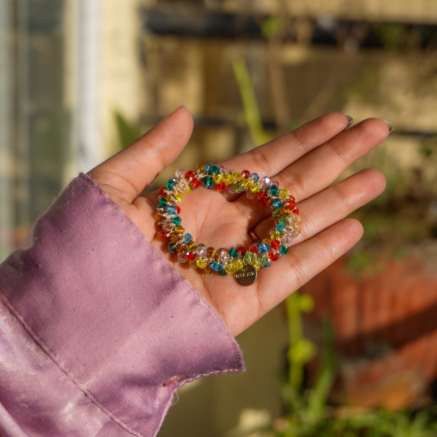 CRYSTAL RUBBERBRAND / BRACELET