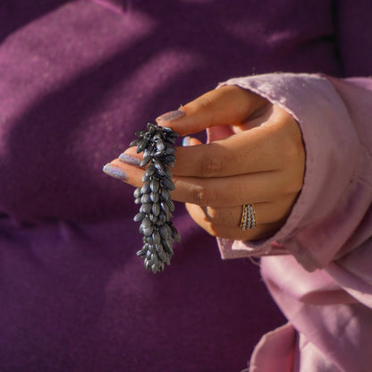 WHEAT CRYSTAL SCRUNCHIE / BRACELET