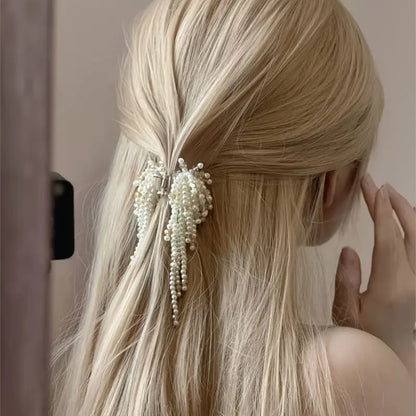 Handmade Pearl Hair Clutch - Exclusive Limited stock