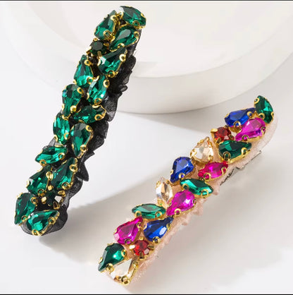 Premium Rhinestone Aligator Clutch