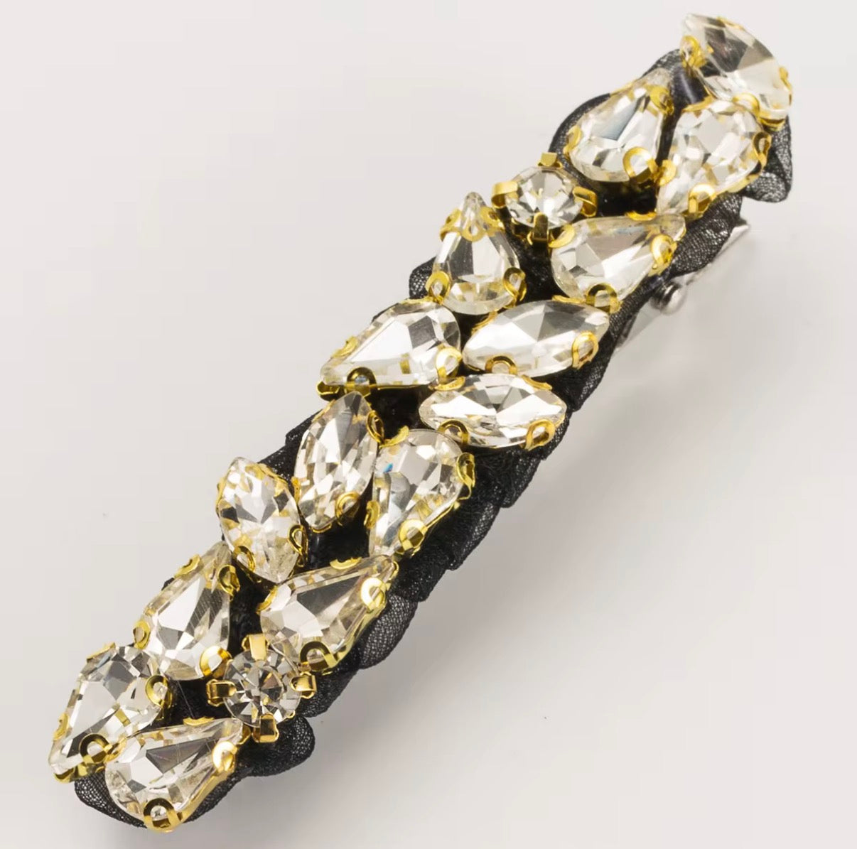 Premium Rhinestone Aligator Clutch