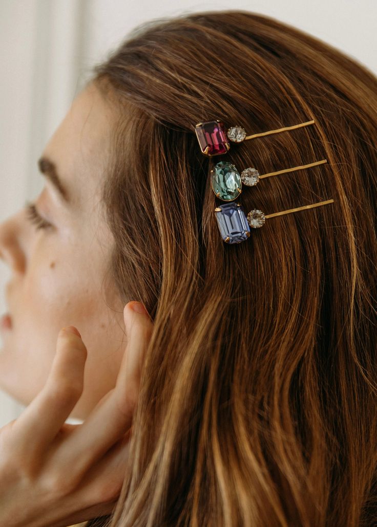 Premium Bobby Hair Pin Set of 6 - Multicolour