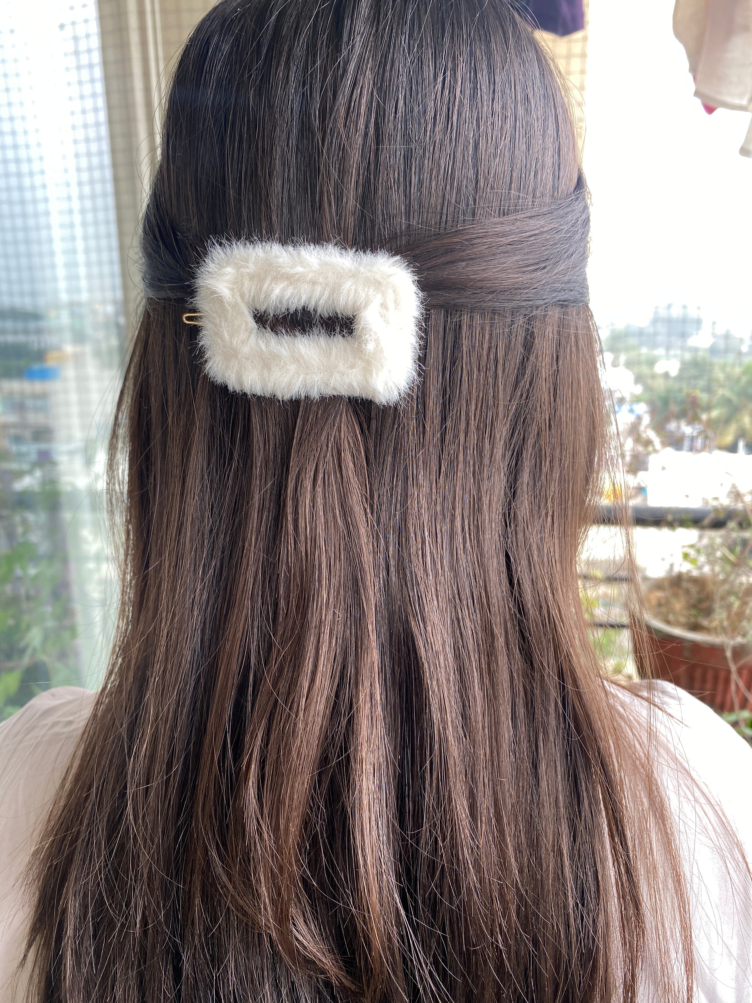 Rectangle Fur Clip