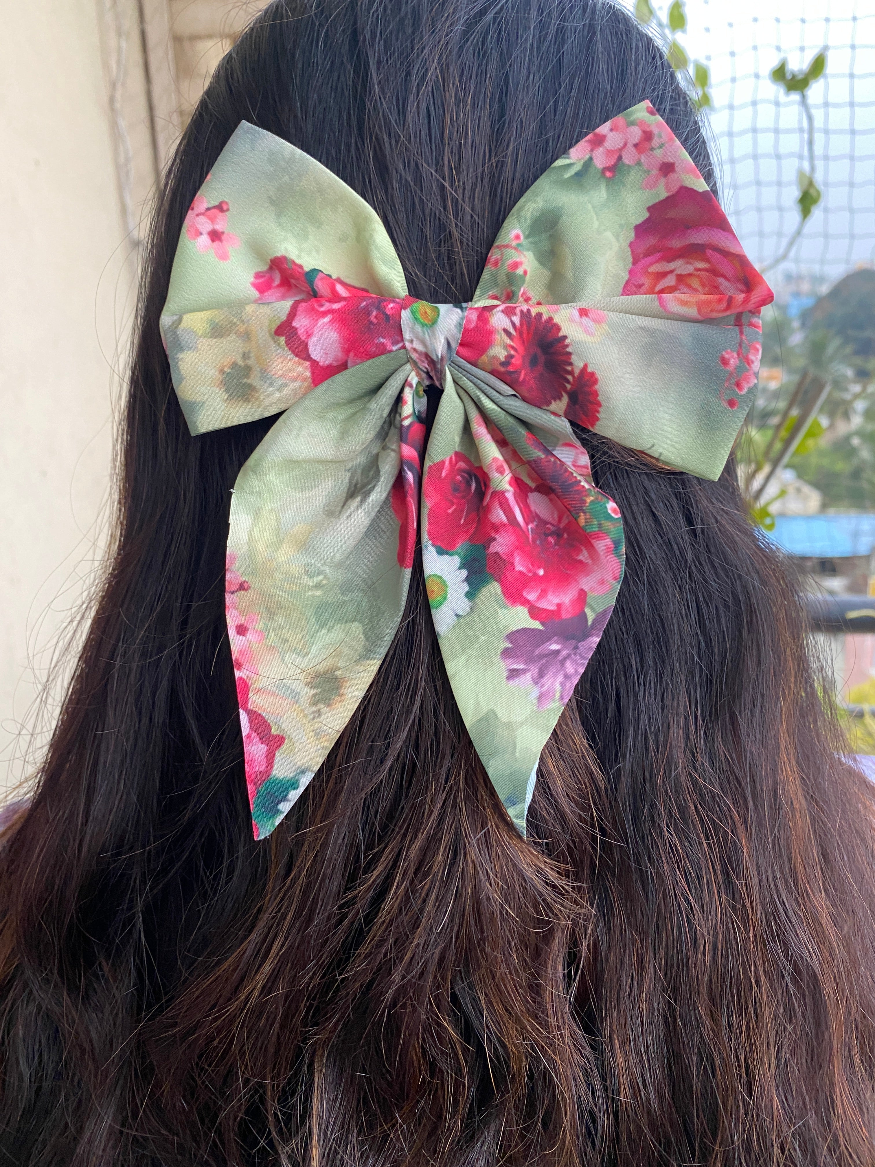 Floral Hair Bow