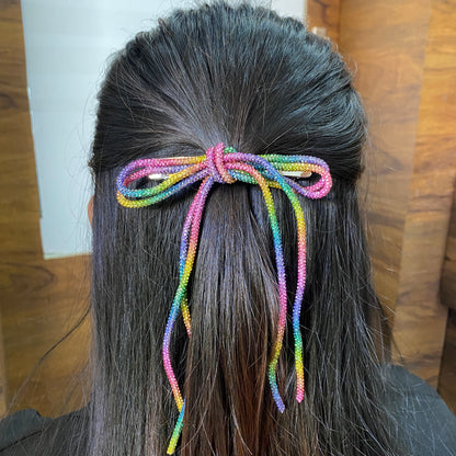 Crystal Slim Bow- Multicolour