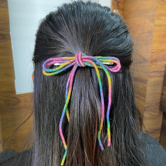 Crystal Slim Bow- Multicolour
