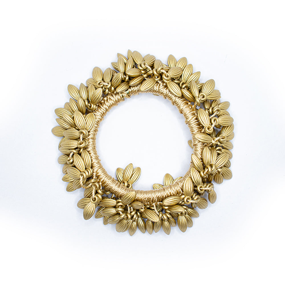 WHEAT CRYSTAL RUBBER BAND - GOLD