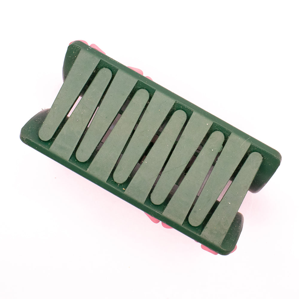 HAIR CLUTCH - OLIVE GREEN