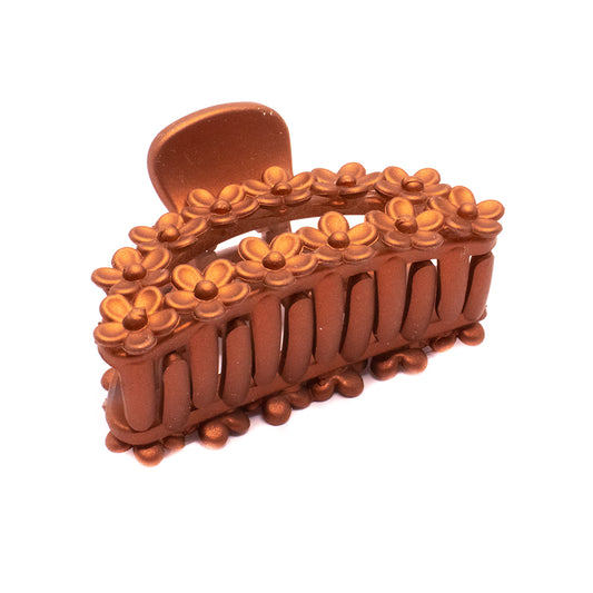 HAIR CLUTCH - BROWN