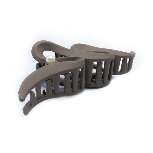 HAIR CLUTCH - BROWN