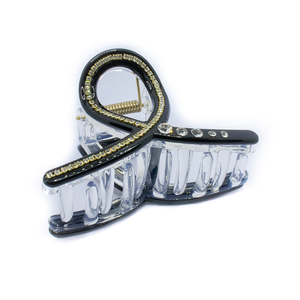 HAIR CLUTCH - BLACK