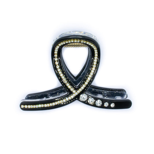 HAIR CLUTCH - BLACK