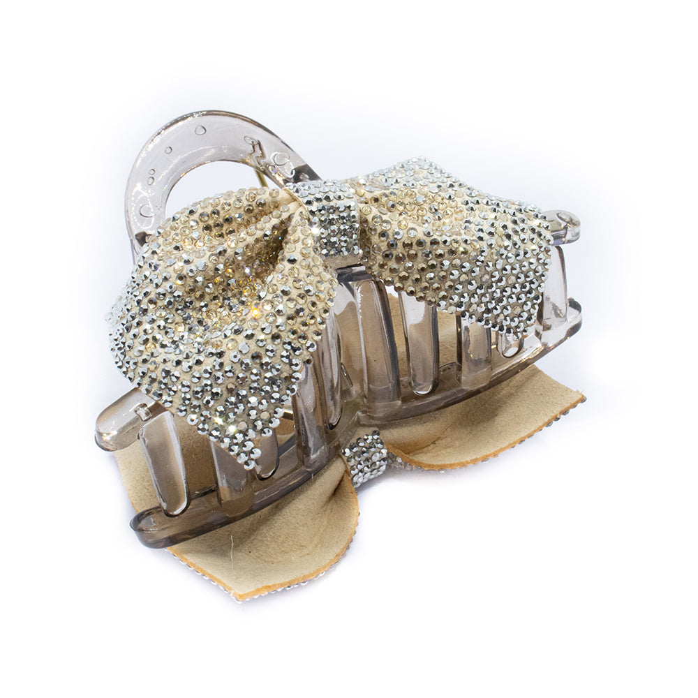 Glittering Bow Hair Clutch